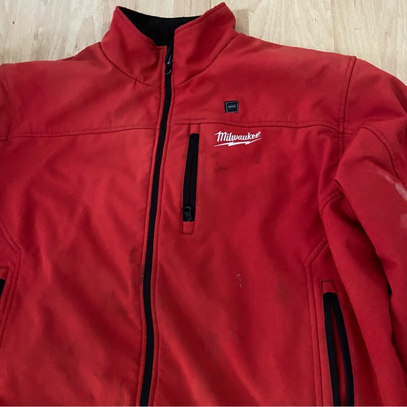 Milwaukee M12 Toughshell Heated Jacket Size XX Large Red XXL UNTESTED - Picture 4 of 10